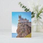 ザスワローズのネストキャッスルクリミアのウクライナハガキ ポストカード (スタンド正面)