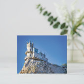 ザスワローズのネストキャッスルクリミアのウクライナハガキ ポストカード (スタンド正面)