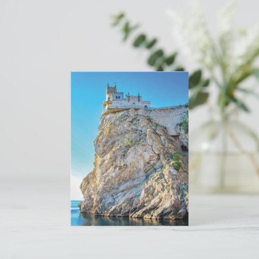 ザスワローズのネストキャッスルクリミアのウクライナハガキ ポストカード (スタンド正面)