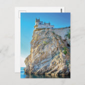 ザスワローズのネストキャッスルクリミアのウクライナハガキ ポストカード (正面/裏面)