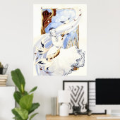 ザスワンクイーンプリント ポスター (ホームオフィス)