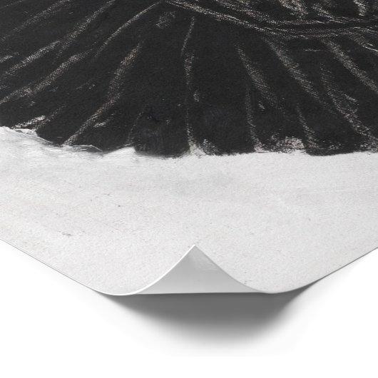 ザスワンバイヒルマアフクリントアートプリント ポスター (角)