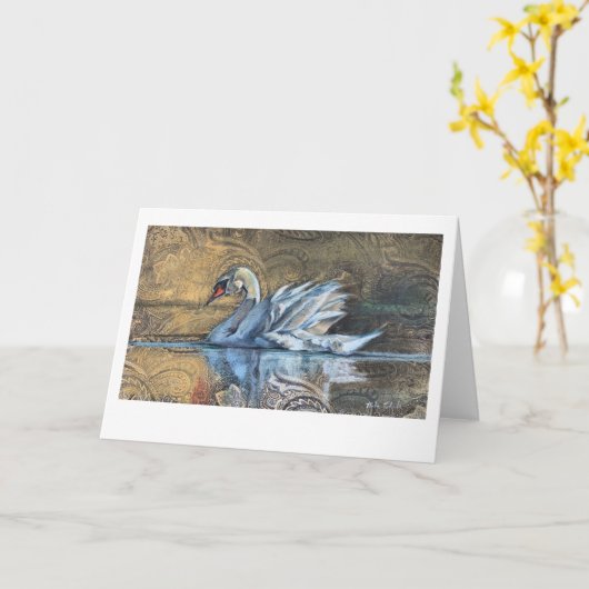 ザスワン絵を描ズ カード (黄色い花)