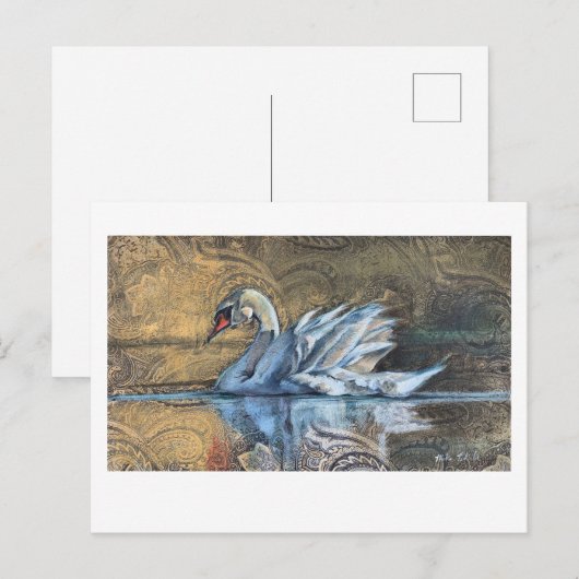 ザスワン絵を描ズ ポストカード (正面/裏面)