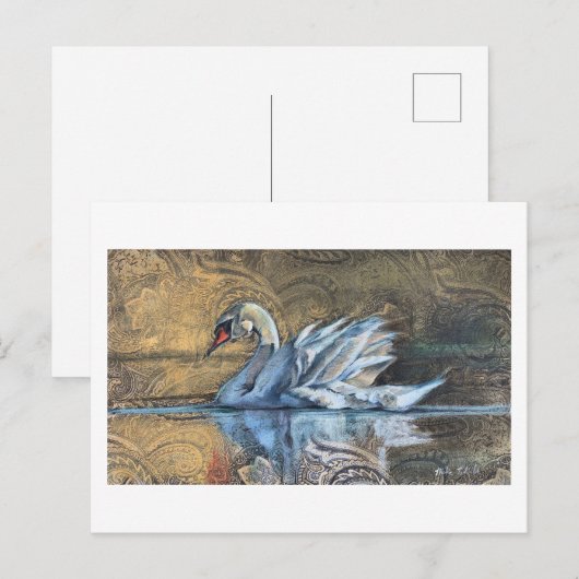 ザスワン絵を描ズ ポストカード (正面/裏面)