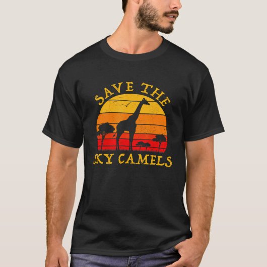ザス救キラクメルズキラフサンセット Tシャツ (正面)
