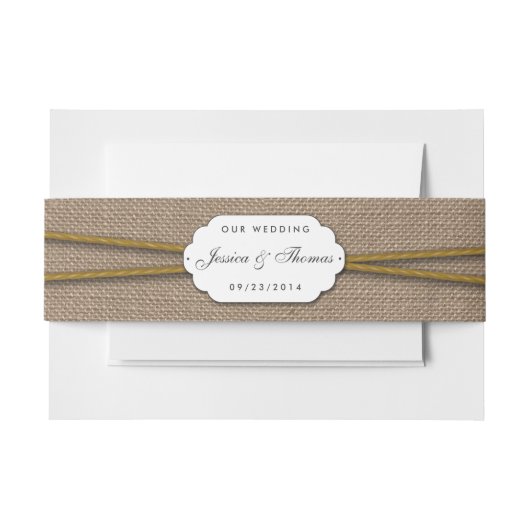 ザス素朴フラワー結婚ズコレクション 招待状ベリーバンド (正面例)