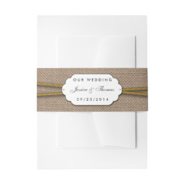 ザス素朴フラワー結婚ズコレクション 招待状ベリーバンド