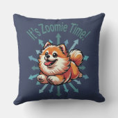 ザズゾミエタイムポメラニア犬 クッション (裏面)