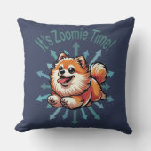 ザズゾミエタイムポメラニア犬 クッション (正面)