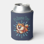 ザズゾミエタイムポメラニア犬 缶クーラー (缶正面)