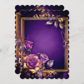 ザズルで人気のウェディングカードやオールパーパスカード 招待状 (正面/裏面)