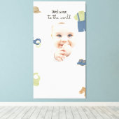 ザズルへようこそ キャンバスプリント (インサイチュ (ウッドフロア))