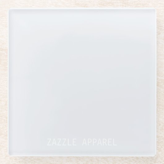 ザズルアパレルEFF1コー荷車を引くスター ガラスコースター (正面)