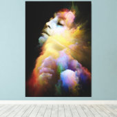 ザズルウーマンキャンバス キャンバスプリント (インサイチュ (ウッドフロア))