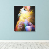 ザズルウーマンキャンバス キャンバスプリント (インサイチュ (ウッドフロア))