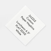 ザズルカスタム紙プレインエッジランチョンナプキンズ スタンダードランチョンナプキン (角)