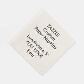 ザズルカスタム紙プレインエッジランチョンナプキンズ スタンダードランチョンナプキン (角)