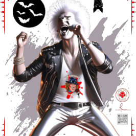 ザズルクロ独占的ムロッカーデザイン Tシャツ