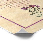 ザズルセレンティ祈りの言葉 ポスター (角)