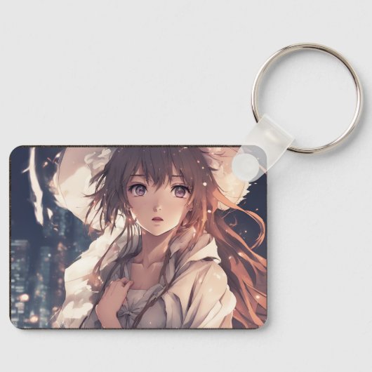 ザズルトレンディーアクリルユニークキーチェーンデザイン キーホルダー (正面)