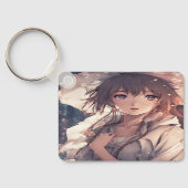 ザズルトレンディーアクリルユニークキーチェーンデザイン キーホルダー (裏面)