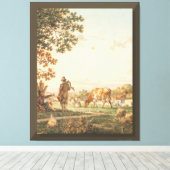 ザズルビレッジアート キャンバスプリント (インサイチュ (ウッドフロア))