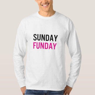 ザズルピンクスタイルユニセックスサンデーファンデイLSティー Tシャツ