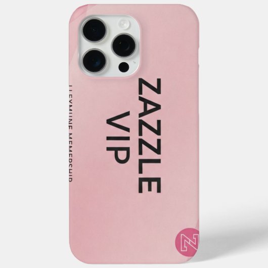 ザズルピンク独占的ケース Case-Mate iPhoneケース (裏面)