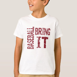 ザズルユニセックスキッズ野球It Tee （赤） Tシャツ