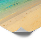 ザズル夏楽しむitキャンバス印刷 ポスター (角)