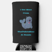 ザズル得の布のシールから私は採掘する スリム缶クーラー (正面)