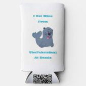 ザズル得の布のシールから私は採掘する スリム缶クーラー (正面)