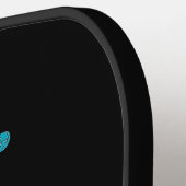 ザズル得の布のシールから私は採掘する ピックルボールラケット (左詳細)