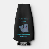 ザズル得の布のシールから私は採掘する ボトルクーラー (正面)