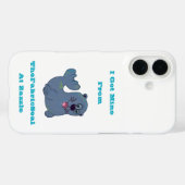 ザズル得の布のシールから私は採掘する Case-Mate iPhoneケース (裏面 (横))