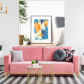 ザズル抽象芸術キャンバスアート キャンバスプリント (インサイチュ (リビング))