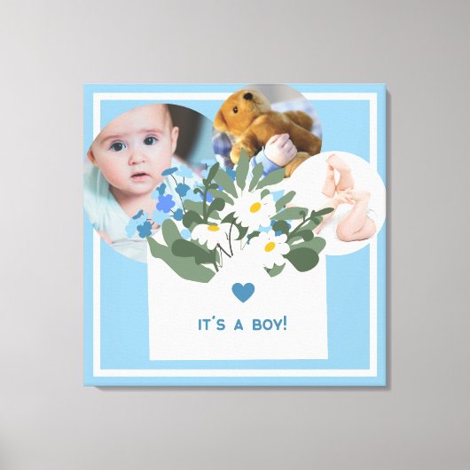 ザズル男の子だ キャンバスプリント (正面)