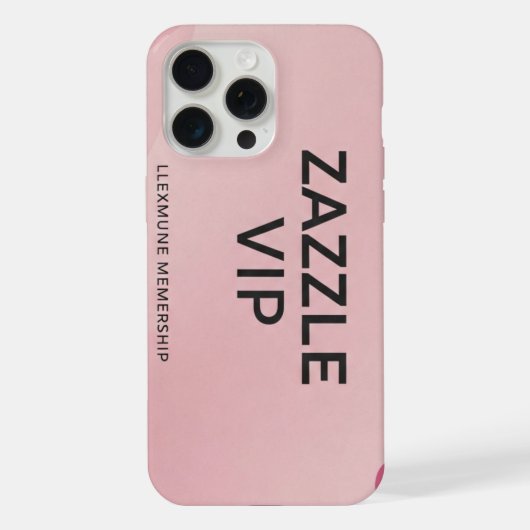 ザズルVIPピンクケース iPhoneケース (裏面)