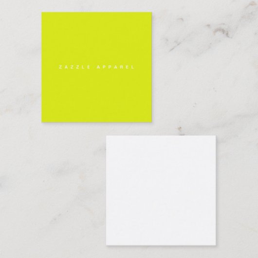 ザズレアパレルバラエティ荷車を引くーカード スクエア名刺 (正面/裏面)