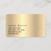 ザズレ名刺2019 |金ゴールドフェイク 名刺 (裏面)