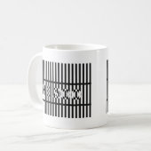 ザズーバー コーヒーマグカップ (正面左)