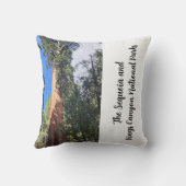 ザセコイア&キングスキャニオン国立公園 クッション (裏面)