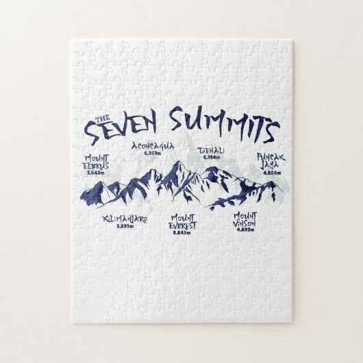 ザセブンサミッツマウンテン登山 ジグソーパズル (縦)