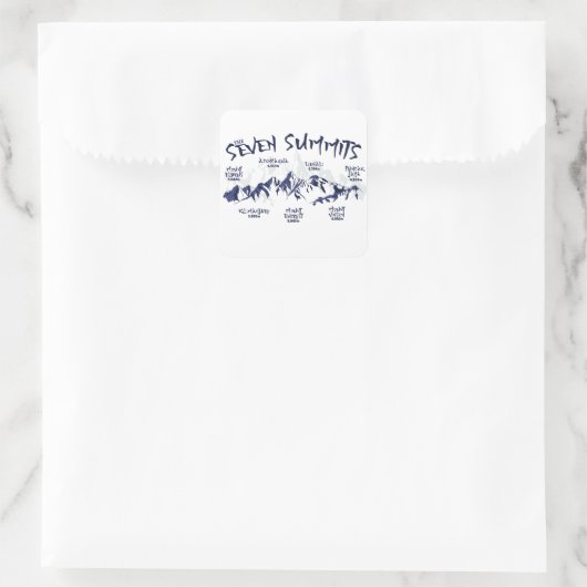ザセブンサミツマウンテン登山 スクエアシール (バッグ)