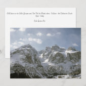 ザセルラグルッペアンドヴァルドメッディホリデーカード シーズンカード (正面/裏面)