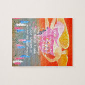 ザセレニティ祈りの言葉ウィズフォークアートエンジェル絵画ズ ジグソーパズル (横)