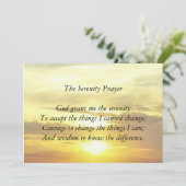 ザセレニティ祈りの言葉カード サンキューカード (スタンド正面)