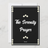 ザセレニティ祈りの言葉カード シーズンカード (裏面)