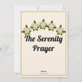 ザセレニティ祈りの言葉カード シーズンカード (裏面)